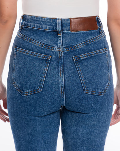 High Rise Straight Jeans